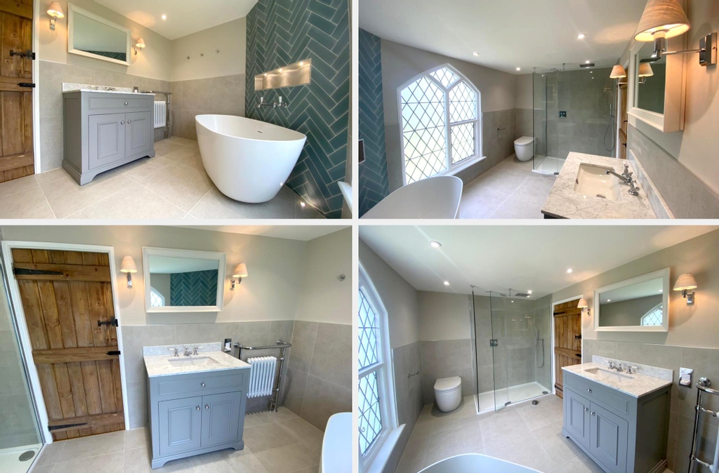 devalcambs's tweet image. Another stunning bathroom completed by DeVal Bathrooms Ltd. 
This design boasts a luxury freestanding bath, a large walk-in shower enclosure, and a bespoke, handmade vanity unit with an under-counter basin and a marble worktop. 
Pure bliss 🛀😍