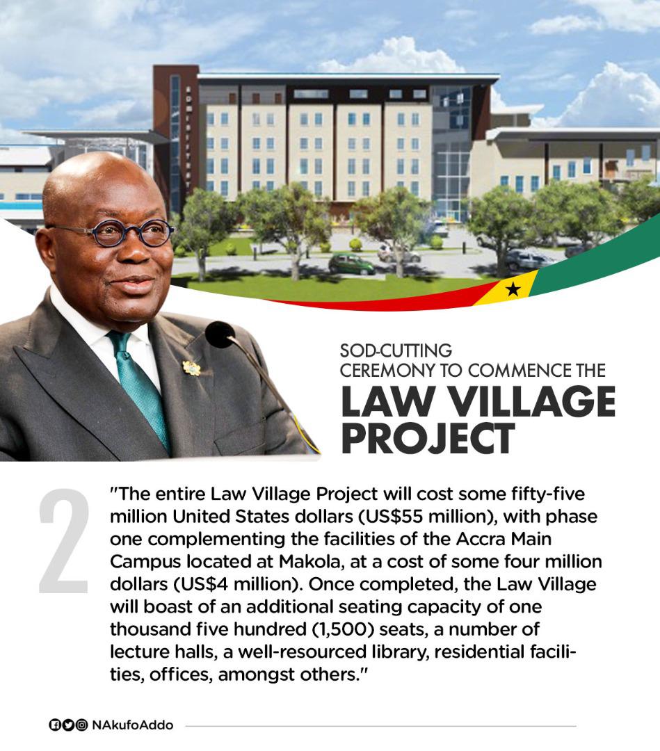 nie_gh's tweet photo. #GhanaLawVillageProject 
#ProtectingTheLegacy
#AkufoAddoIsBuildingMore https://t.co/TvU2hTmg1b