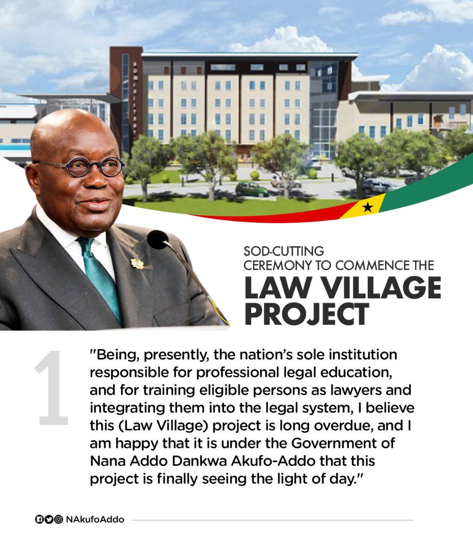 nie_gh's tweet photo. #GhanaLawVillageProject 
#ProtectingTheLegacy
#AkufoAddoIsBuildingMore https://t.co/TvU2hTmg1b