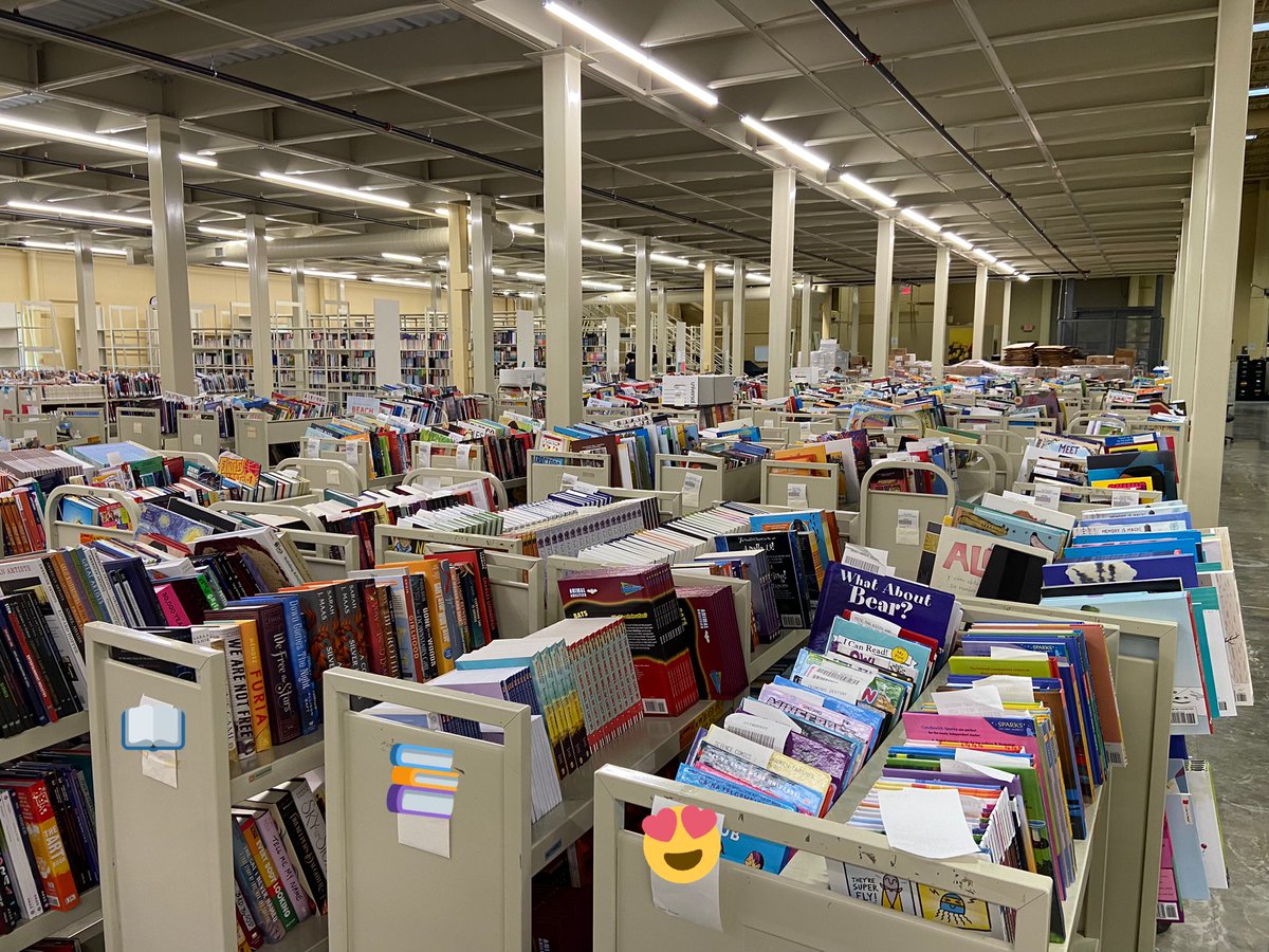 If you love the smell of new books, just imagine a warehouse full of them 😍