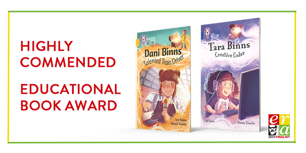 We’re thrilled that the Tara and Dani Binns series has been highly commended by the judges in the Educational Book category of the Education Resource Awards. 

Congratulations to <a href="/lisarajan/">lisarajan</a> and <a href="/tarabinns/">Tara Binns</a>. 

You can discover more from the sisters here: collins.co.uk/tara-binns