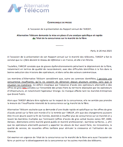 Alternative Télécom tweet media