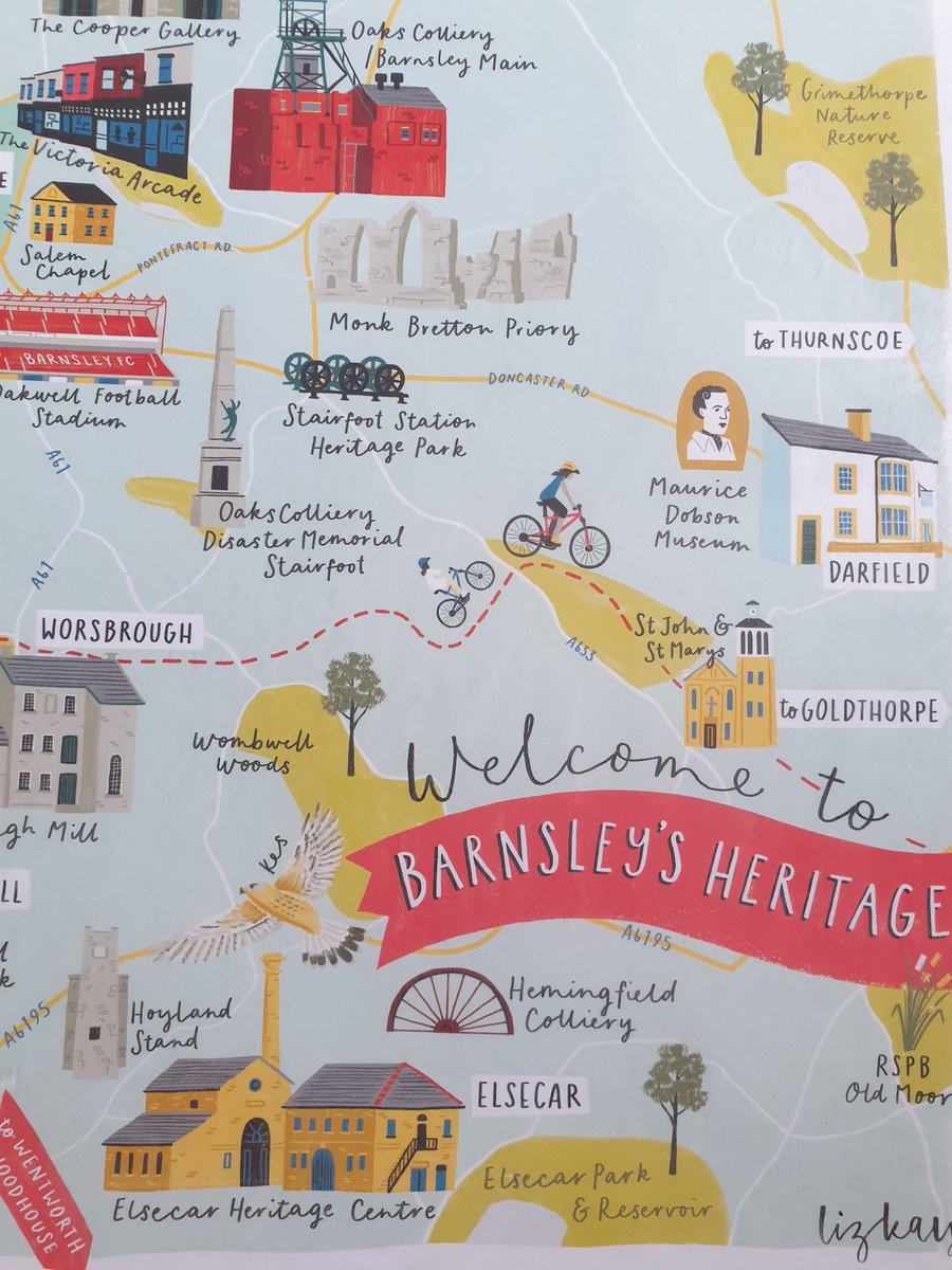 #arewenearlythere #wellmeetagain #barnsleyisbrill @BarnsleyMuseums @BarnsleyHC1 @DiscoverDearne @VCBarnsley 

3 days and counting to re-opening. Here's a map to help you find us.  Think Maurice looks dapper on the map?  Just wait 'til you go in the Museum!