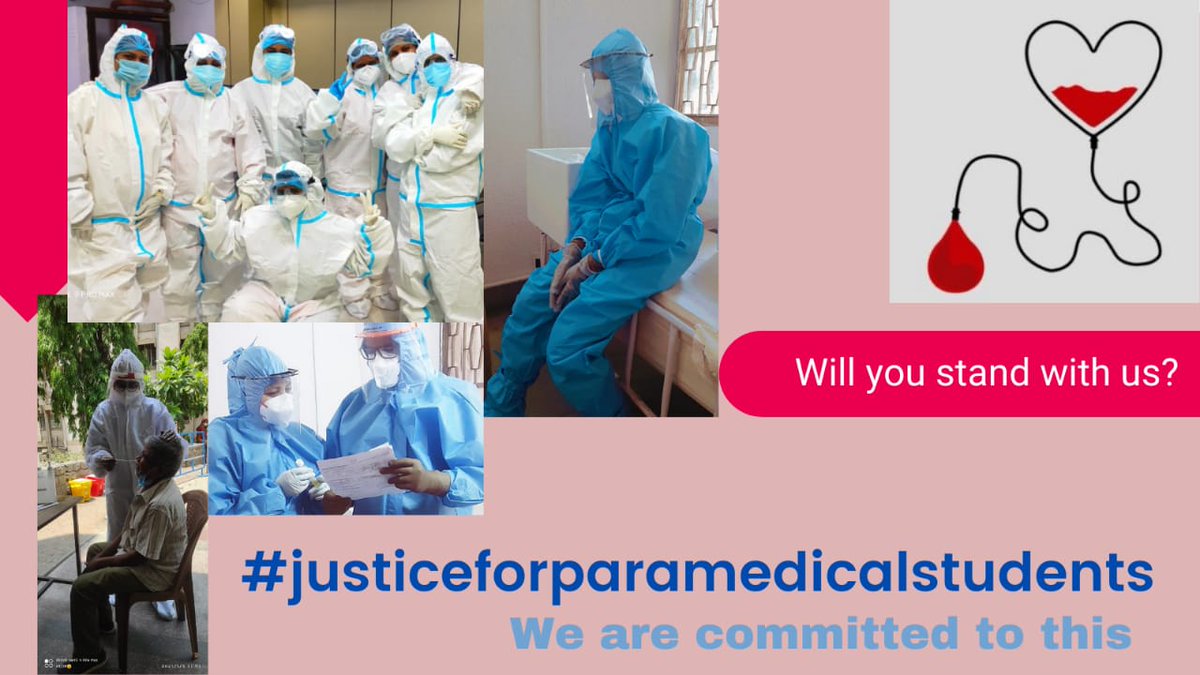 AshlyAbil's tweet photo. Working inside a ppe is not that much easy. You can't ingnore us just because we are behind the scene #JUSTICEFORPARAMEDICALSTUDENTS https://t.co/rH2sFmZMt6