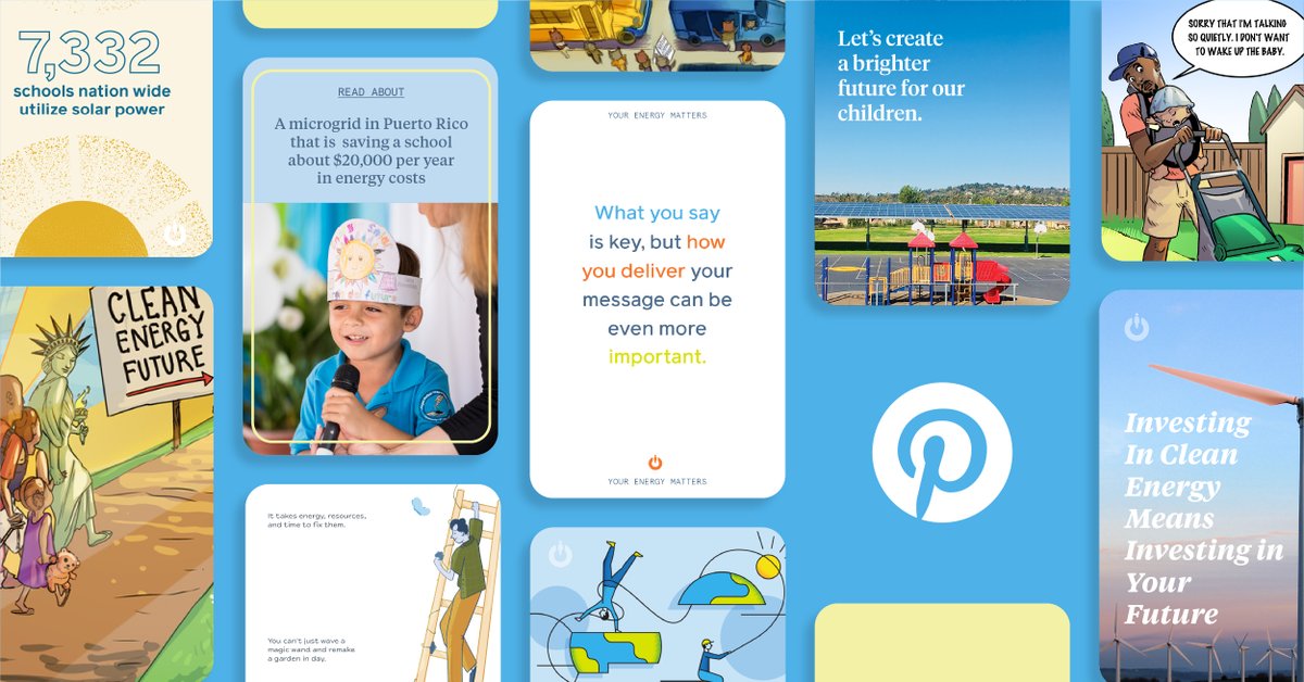 Climate stressing you out?
Yea, let’s put a pin in that...

Looking for some clean energy inspo and tips on how to go electric? We’ve got you covered with our new Pinterest boards.

Follow us! hubs.ly/H0NTq0c0