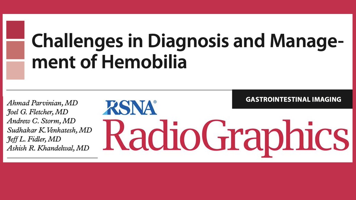 ShannaMatalonMD's tweet image. Excited to share my next Tweetorial on the elusive diagnosis of hemobilia! bit.ly/3hUWCGc

#RGphx 1/

@MayoRadiology  @drashishcool @JeffFidlerMD @SudhakarKV_MD @RadioGraphics @cookyscan1 @RadG_Editor