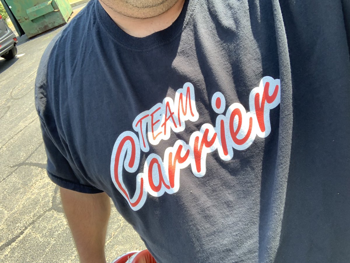 Only thing to wear today!!!! Happy Birthday Devin.  Everyone should be posting Team Carrier shirts today. <a href="/JoeLauzon/">Joe Lauzon</a> make this go viral.