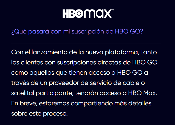 porquetendencia's tweet photo. "HBO Go":
Porque sus clientes tendrán acceso a #HBOMax https://t.co/APvgoB8cGs