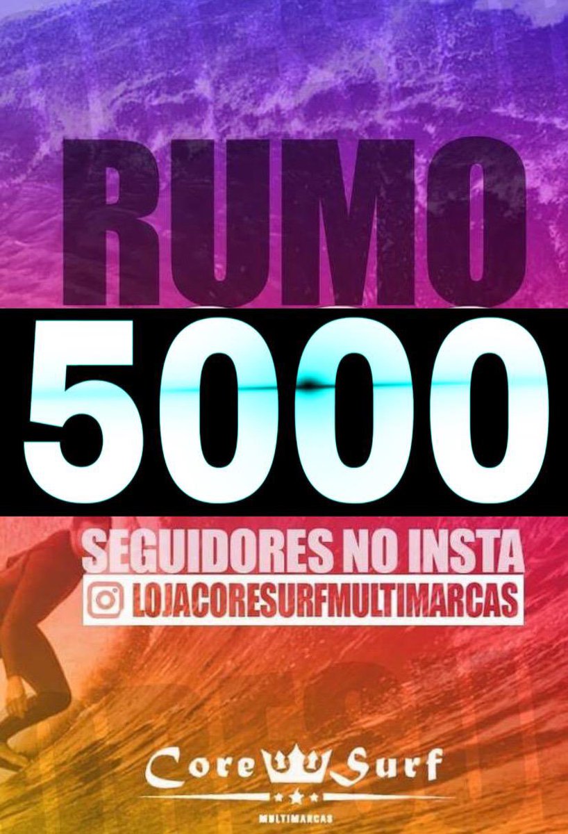 lojacoresurf's tweet photo. Seguem lá rapaziada da essa moral aí 💪🏽👑💙🙌🏽. 
@lojacoresurfmultimarcas https://t.co/6Vw4FW6j0P