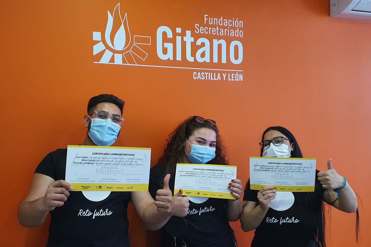 Ya tenemos nuestro Certificado Lombard Method por haber participado en el Programa de #EmprendimientoSocial #RetoFuturo y haber demostrado una gran actitud emprendedora 🎖
Muchas gracias <a href="/FBSabadell/">Fundación Banco Sabadell</a> <a href="/fundacionexit/">Fundación Exit</a> <a href="/imaginecc/">cc Imagine</a>