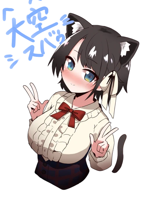 どうして猫耳を実装しなかったんですか?☎🐱
#大空スバル新衣装 