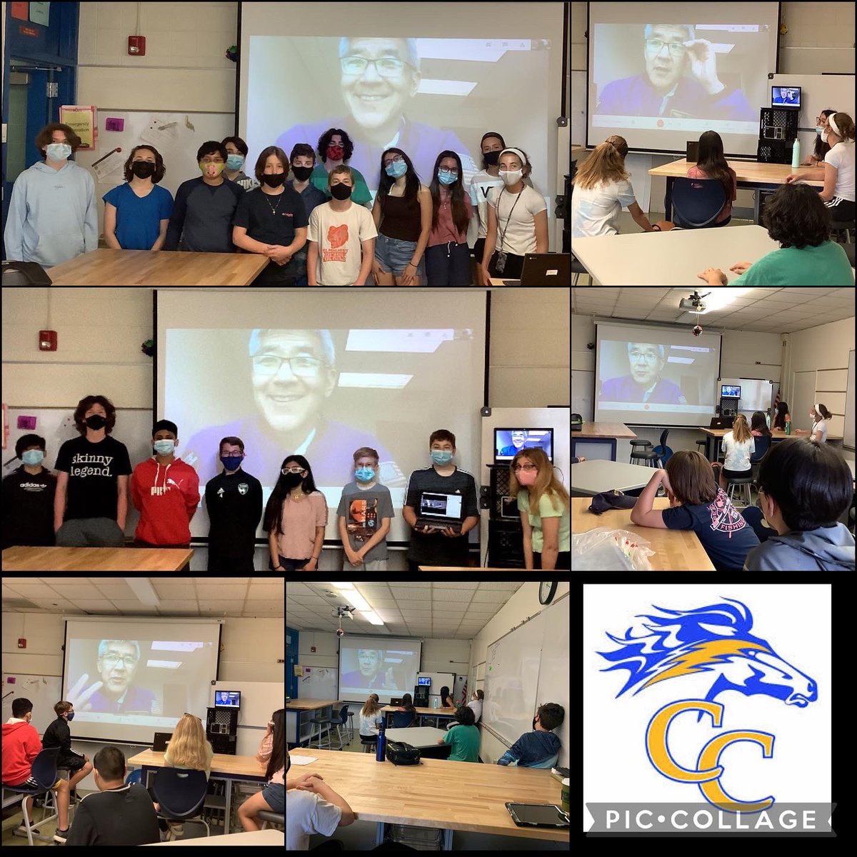 It has been a crazy school year, but so grateful for the opportunity students had to speak with members from @nasa_marshall and former <a href="/NASA_Astronauts/">ARCHIVED NASA Astronauts</a> @astro_tani to wrap up our @pltworg Flight &amp; Space unit! @churchvilled205 @elmhurstd205