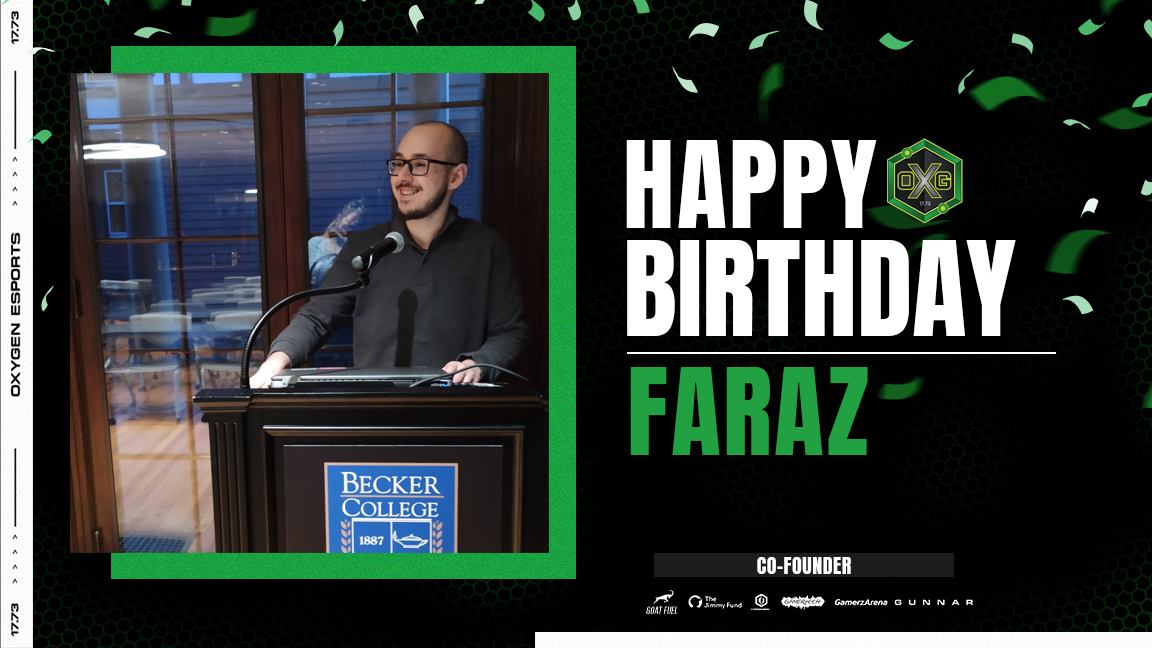 Happy birthday <a href="/Faraz_Barmpar/">Faraz Barmpar</a> 🥳🎉

As Co-Founder and COO of OXG Faraz touches every part of the team and we wouldn't be where we are without him!