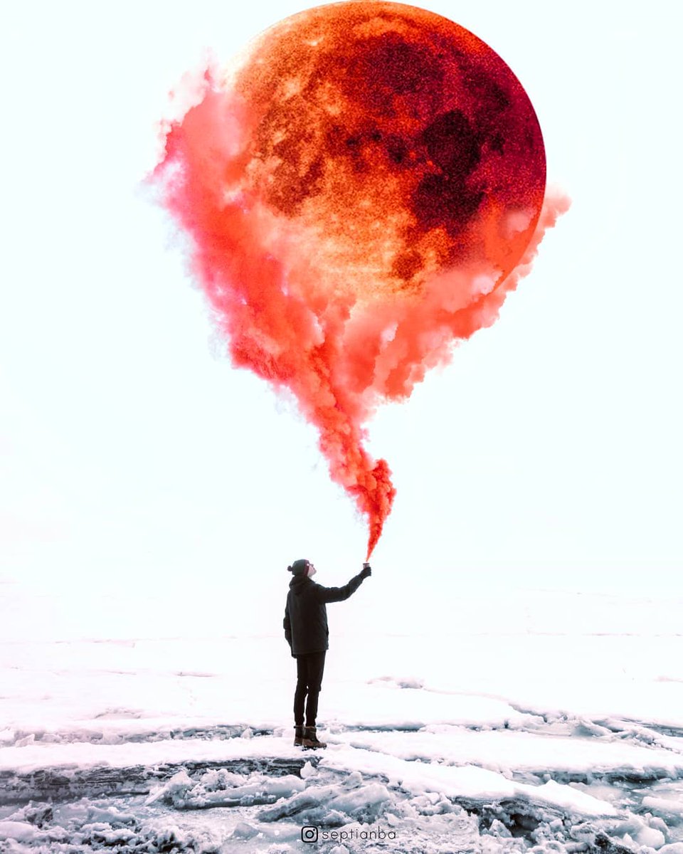 Memerah #SuperBloodMoon #SuperBloodMoon2021