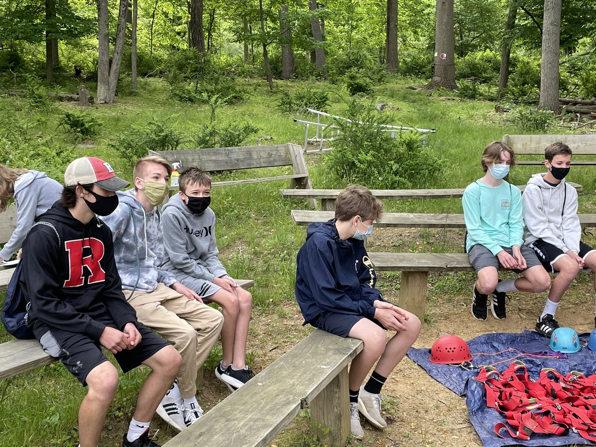 JLongoEA's tweet photo. The 8th graders had a great time at Camp Bernie! @EASchool https://t.co/4gT0aASkPK