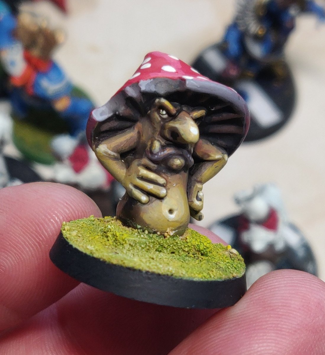 Quick speed paint on these little guys. 🍄 #bloodbowl