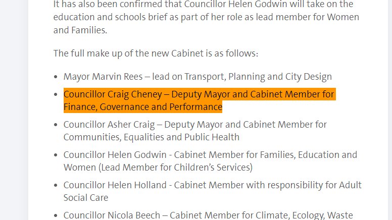 stillawake's tweet photo. Utterly astounding that the only politician to be name checked in the audit report about the loss of £50m of taxpayers' money with Bristol Energy is still the cabinet member for finance and DM -- we pay him £45k a year. 

https://t.co/eqIs4usEKo

#CheneyResign https://t.co/QO6k5s523d