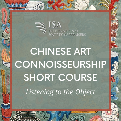 Join Asian art specialist Susan Lahey, MA, ISA CAPP, on June 24-26, for a live online course about the connoisseurship of Chinese art. Learn more and register: ow.ly/Kypf50EJex0
