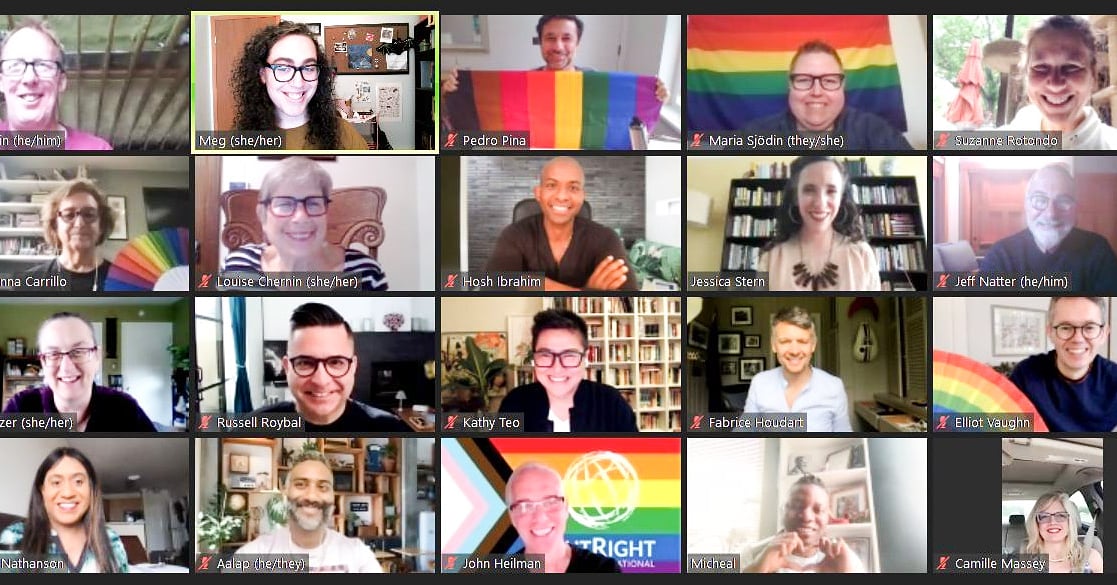 Yet another enlightening and empowering Board Meeting at @OutRightIntl. The smartest and kindest group of humans I have ever shared a (virtual) room with. Humbled and honoured.