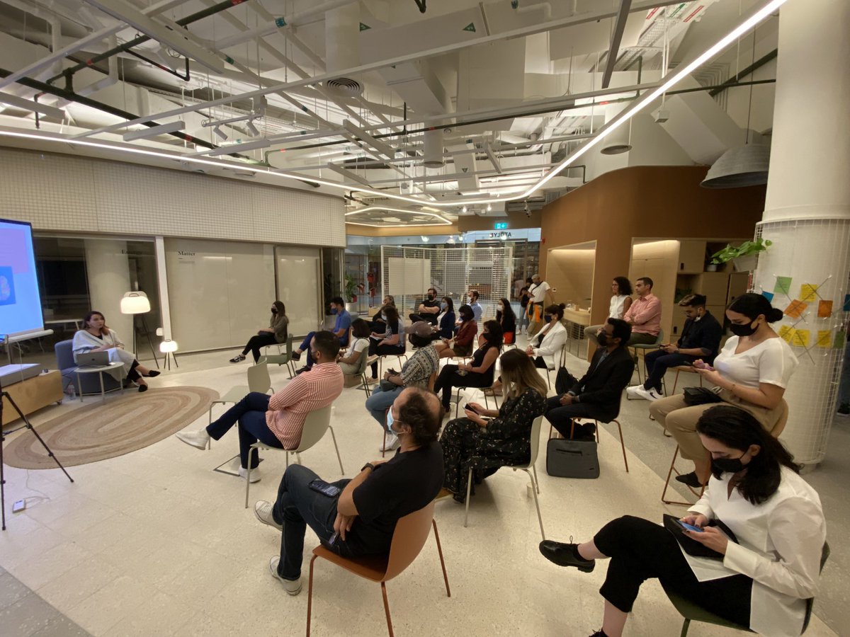 Full house 🏠 <a href="/atolye_io/">ATÖLYE</a> !!! It’s great to be meeting in-person again for the first time !