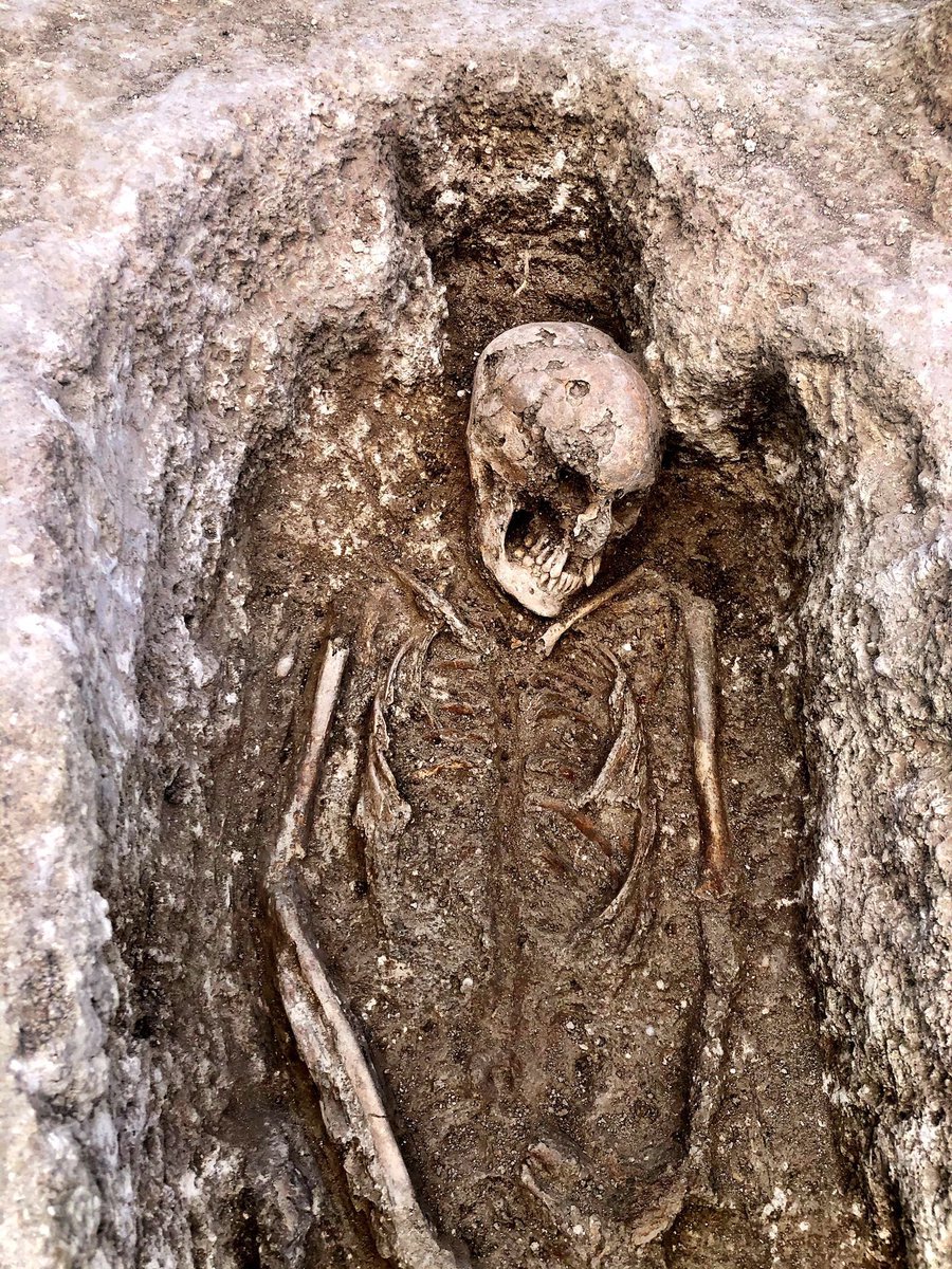 AytoJaen's tweet photo. Nuevo gran descubrimiento en el yacimiento de Marroquíes Bajos‼️ que cada día nos sorprende un poco más

Se trata de un cuerpo, aparentemente de una mujer, encontrado en la parcela C, de la época visigoda y con unos 1.500 años de antigüedad 😱

Info aquí https://t.co/Xozw7ZdyHm https://t.co/UhNeLAHVIA