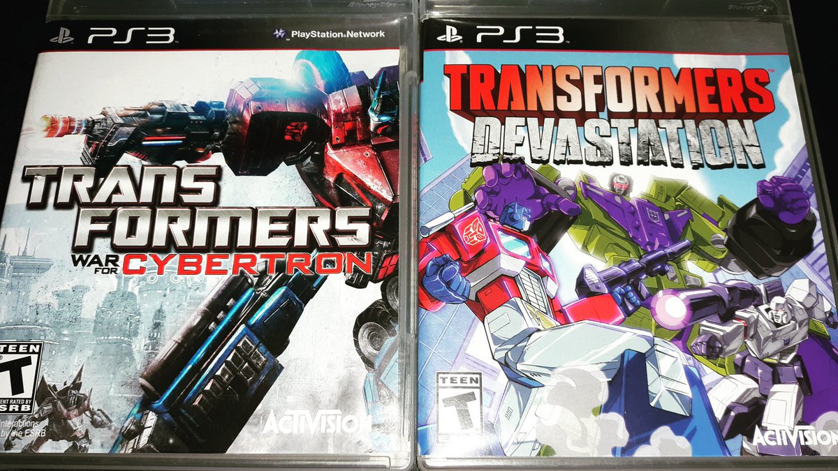 TEdge1000's tweet photo. Transformers war for cybertron and devastation good games 

#transformers #playstation #ps3 #gamecollection #videogames #action #gaming #gamecollecting #games #hobby #ps4 #ps5 #sony #Microsoft #nintendo #transformerswarforcybertron #transformersdevastation https://t.co/c4Yzd7jrnq