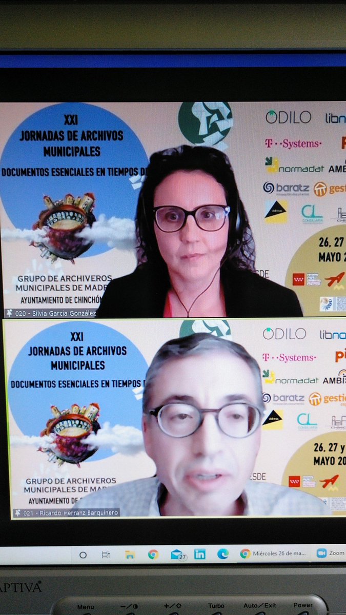 CarmenGuardia1's tweet photo. Comunicación de Silvia García, consultora de  @TSystems_Iberia sobre integración del archivo en la Adm Electrónica. Presenta Ricardo Herranz, archivero del @AytoParacuellos #21GAMM https://t.co/PPa4TIIZSG