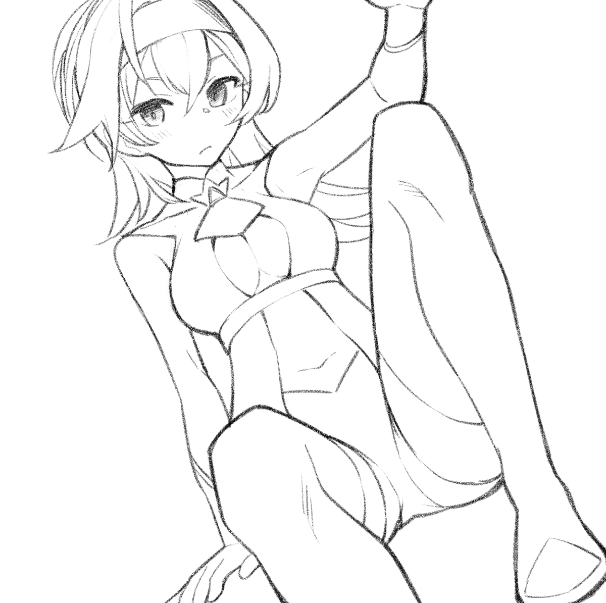 エウルアちゃん描いてる 