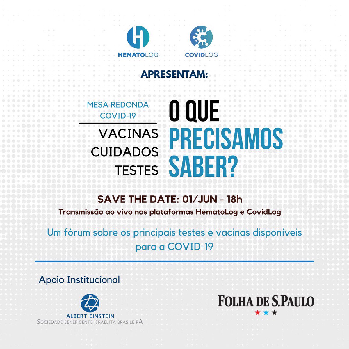 Mais um evento imperdível Hematolog/Covidlog