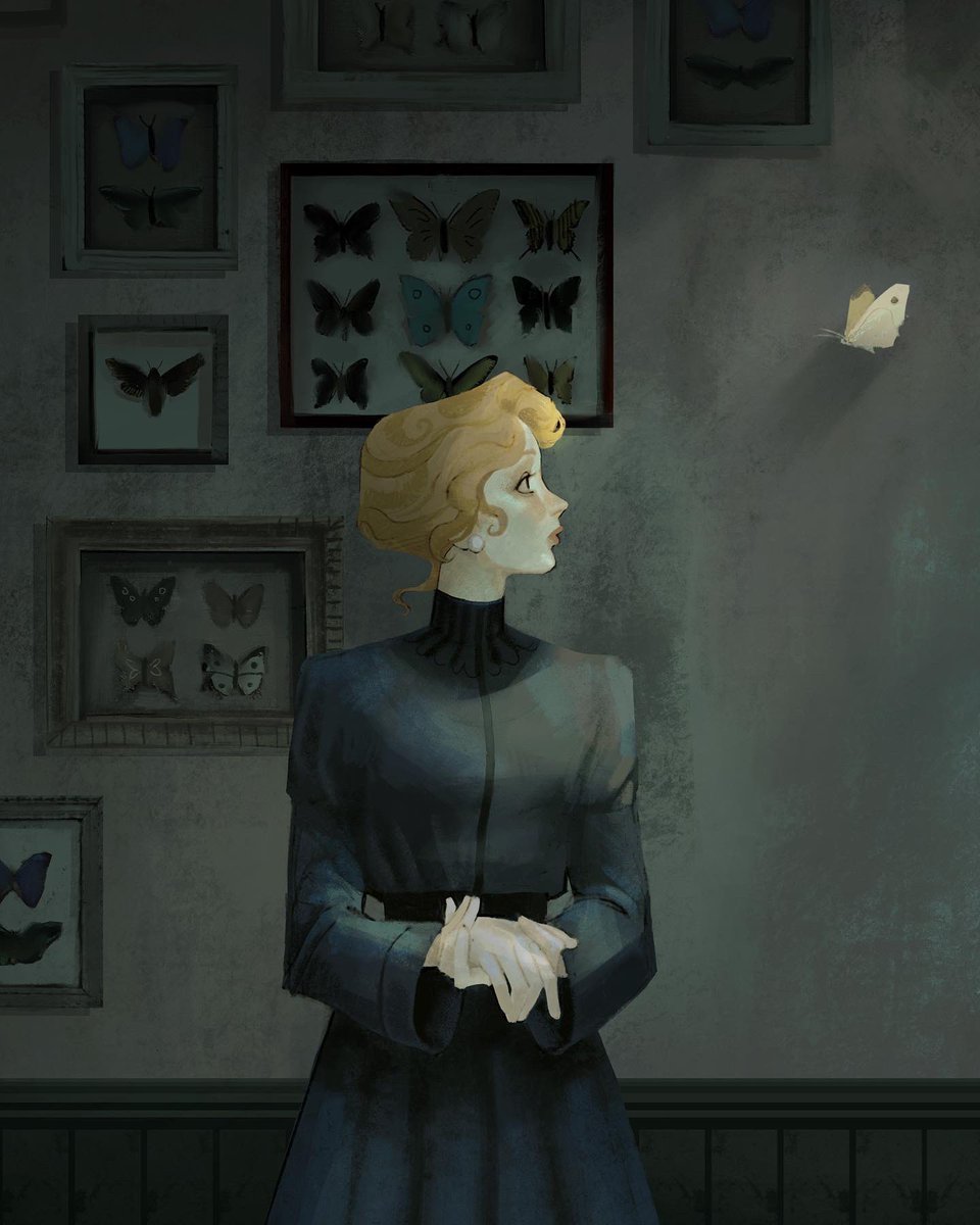 madtuqq's tweet photo. Lucy Jay - insect collector and secretary to John Loss #ocs https://t.co/Xu0ip4ng9b