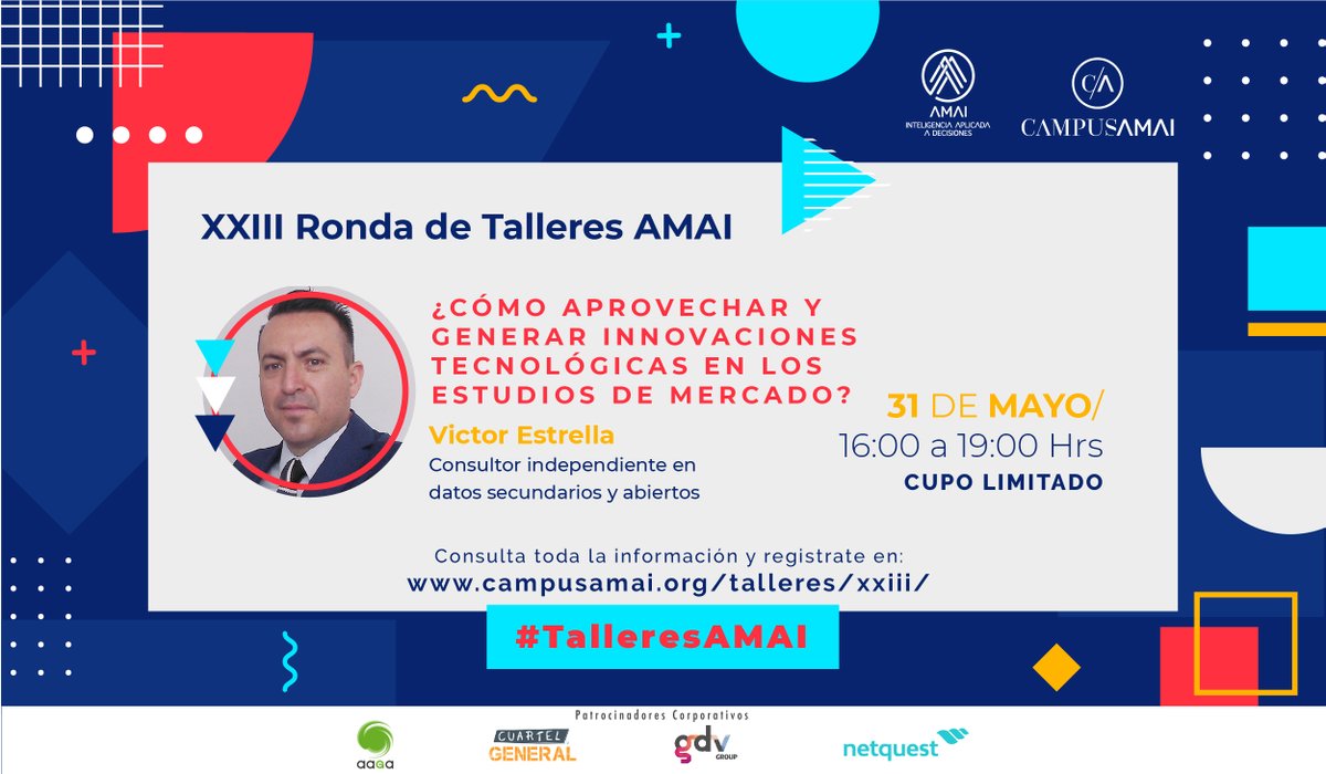 AmaiMexico's tweet photo. ¡Ya son la próxima semana, estamos recibiendo los últimos registros para #TalleresAMAI!

https://t.co/5CoFJeZfjf https://t.co/9xLO901H06