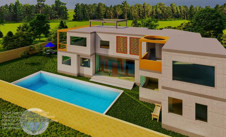 MogUniver's tweet photo. A single family home designed by @MogUniver  #Architecture students. 
Design works done by Architecture #2nd year students. https://t.co/SdazDzTADk