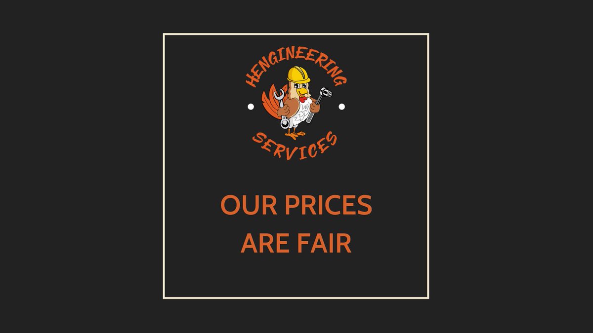 Our pricing structure is designed to be fair to you, only charging you engineer rates while our Hengineers are on-site and working. You'll also only be charged a nominal amount for travel time.
Check out our pricing structure here: hengineeringservices.co.uk/services