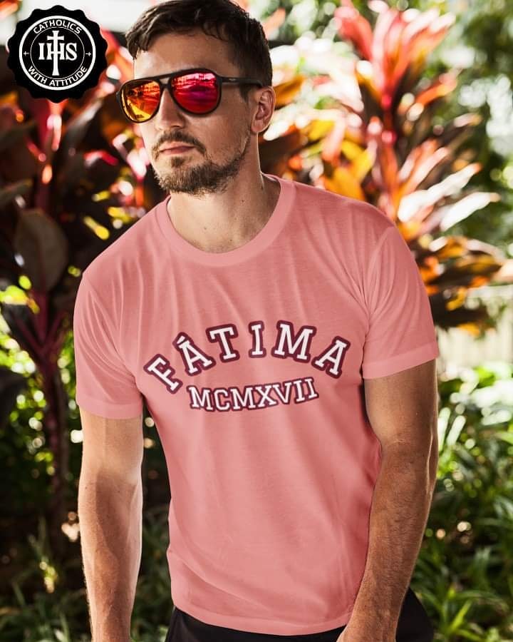 cwaaustralia's tweet photo. *bing-bong*

"THIS IS A CUSTOMER SERVICE ANNOUNCEMENT.

CHECK OUT OUR NEW LINE "FATIMA MCMXVII" ON SALE NOW IN ALL STORES!

https://t.co/DtXK4bBnws

#catholic #fatima https://t.co/kJlyarYaaQ