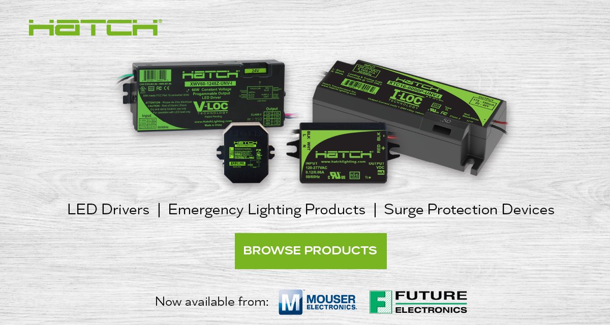 HatchLighting's tweet photo. Let us help you make it easier to create lighting designs your customers will love. You can now order samples of our products to see how they'll work in your fixture design through @MouserElec and @FutureElec. Browse Our Products >> https://t.co/1Ml16jbx96 https://t.co/9qiHAEHQbU