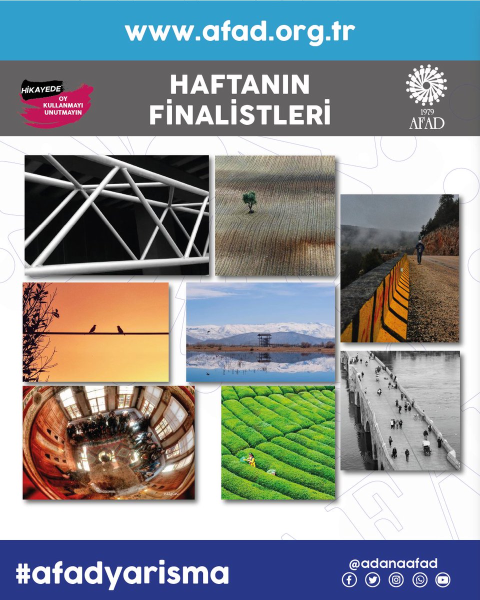 Flaşlı kamera Instagram üzerinden başlattığımız ve #afadyarisma hashtagi ile 20 - 26 Mayıs tarihleri arasında, takipçilerimiz tarafından paylaşılan fotoğraflardan, Saygıdeğer hocamız Murat TAHİROĞLU (@murattahirogluphotography ) tarafından seçilen 8 fotoğraf finale kalmıştır.