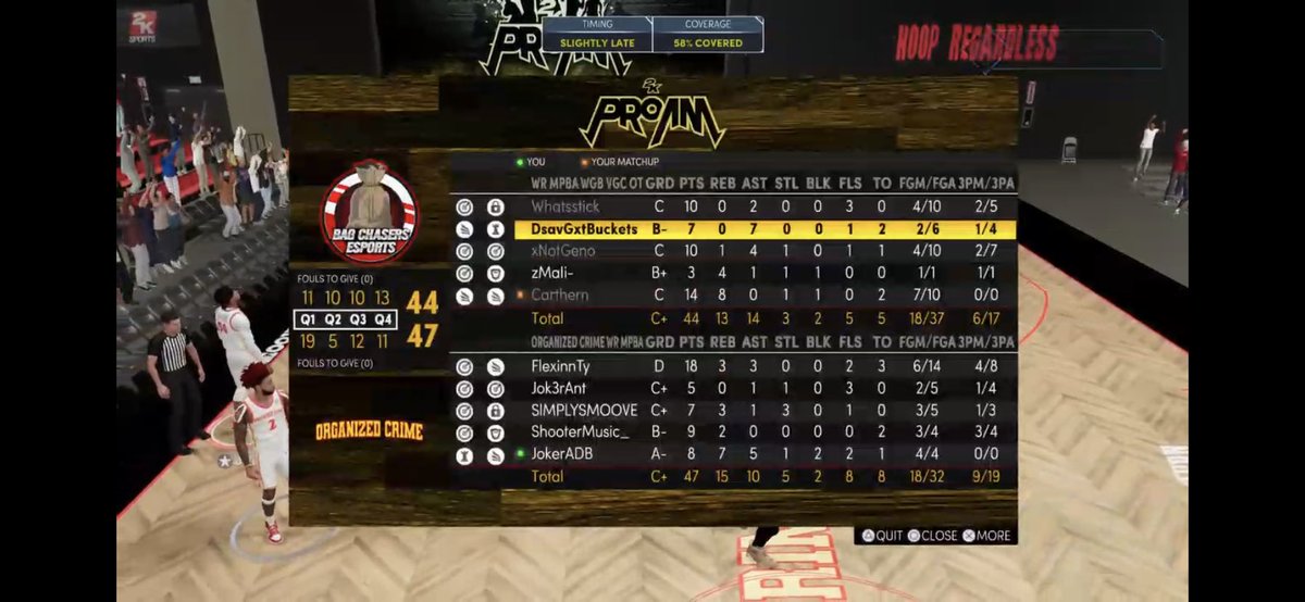GGs to @BagChasers2k in <a href="/MPBA2K/">MPBA</a> Playoffs!! As <a href="/OrganizedCrim3/">Organized Crime 2k Esports 🏴‍☠️</a> moves onto next Round 💯

“No warm up In NextUP Open, So this team Caught Hell afterwards”

@FlexinnTy ♟
<a href="/JOK3RANT/">Ant 🃏</a> 🎯
@iStaySMOOVE_ 🔒
<a href="/ShooterMusic_/">FSG x Big Shooter</a> 🐎
<a href="/JokerADB/">🌐iM Joke🌐🎰🃏🎲| Sway</a> 🦍

@llNapll @youFamousEnough <a href="/RankEm_/">RankEm</a> <a href="/WalkOnWarriors/">⚠️ Walk-On Warriors</a>