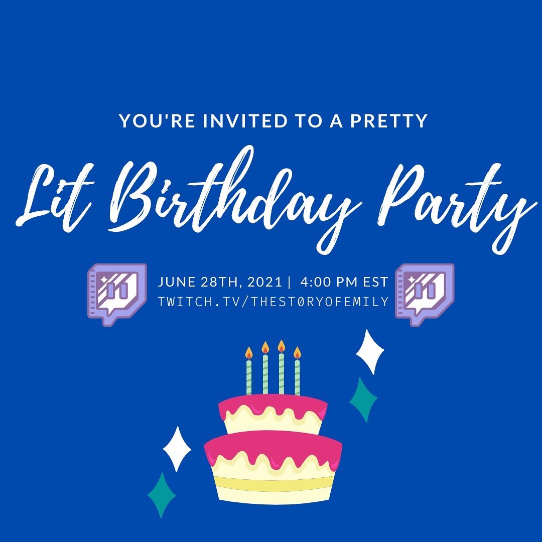 thest0ryofemily's tweet image. You're Invited! 🥳🎉 To Zoomily's Day of Birth Stream! information below! Save the date! #smallstreamer #twitch #dayofbirth #birthday