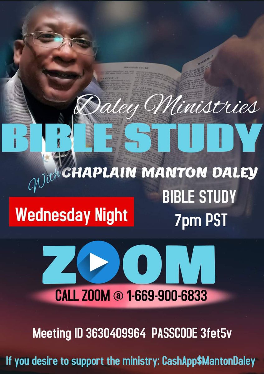 mantondaley's tweet photo. Please join me for a moment of prayer and bible study beginning today’s the 6:30 PM https://t.co/fhLgOcsSF9