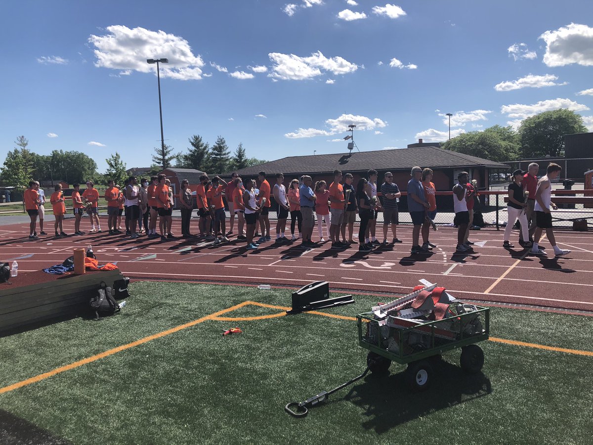 Track Senior Day. Congratulations to all our Saints Seniors!