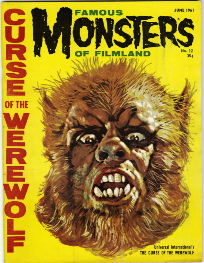AlexVorkov's tweet photo. CURSE OF THE WEREWOLF + FAMOUS MONSTERS =
an overdose of the warm and fuzzies
#WerewolfWednesday #MonsterMagazines #FamousMonsters #horror #werewolf https://t.co/AipMnYFueT