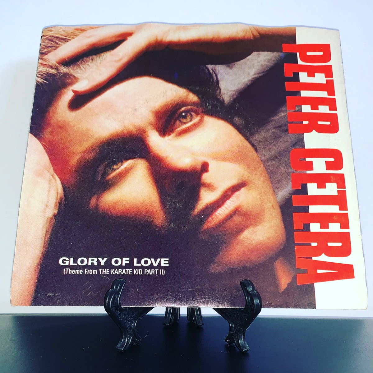 New Vinyl 45, Peter Cetera “Glory Of Love” (1986) #records #45s #vinylcollection #vinylcollector #pop #80s #music #petercetera #gloryoflove #karatekid2 #soundtrack #vinyl45