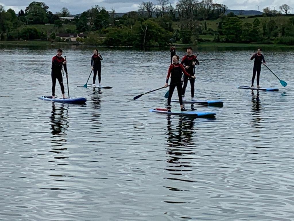 StbrigidsL's tweet photo. Water Sports 
TY students @stbrigids_LR enjoyed paddle boarding and kayaking today on #Loughrea Lake in the beautiful sunshine ☀️ #fun #bonding #active https://t.co/omSTWLA6kt