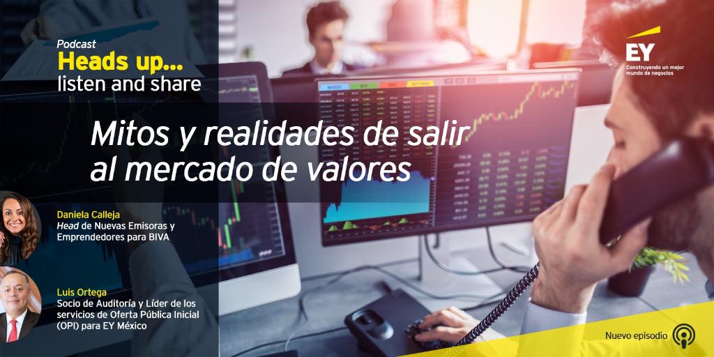 ¿Solo las empresas grandes, complejas y con una estructura organizacional robusta pueden cotizar en bolsa? Conoce los mitos y realidades de salir al mercado de valores, en el podcast #HeadsUp conducido por Oscar Santos.  spr.ly/6011yGjFH