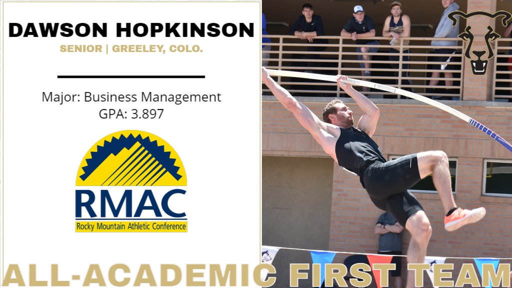 .<a href="/UCCSTRACK/">UCCS Track & Field</a>'s Will Ross is named RMAC Academic Player of the Year🙌! Ross leads an incredible 4️⃣1️⃣ Mountain Lions on the RMAC All-Academic Team with Brittany Fuchs, Dawson Hopkinson, and Kayla Zink earning first team honors! #ClawsOut #GoMountainLions #RMACtf