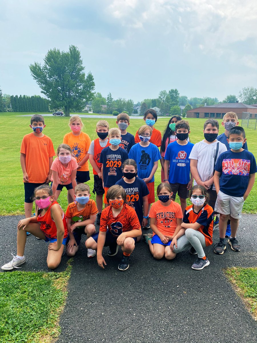 Orange and blue day!! #SpiritWeek