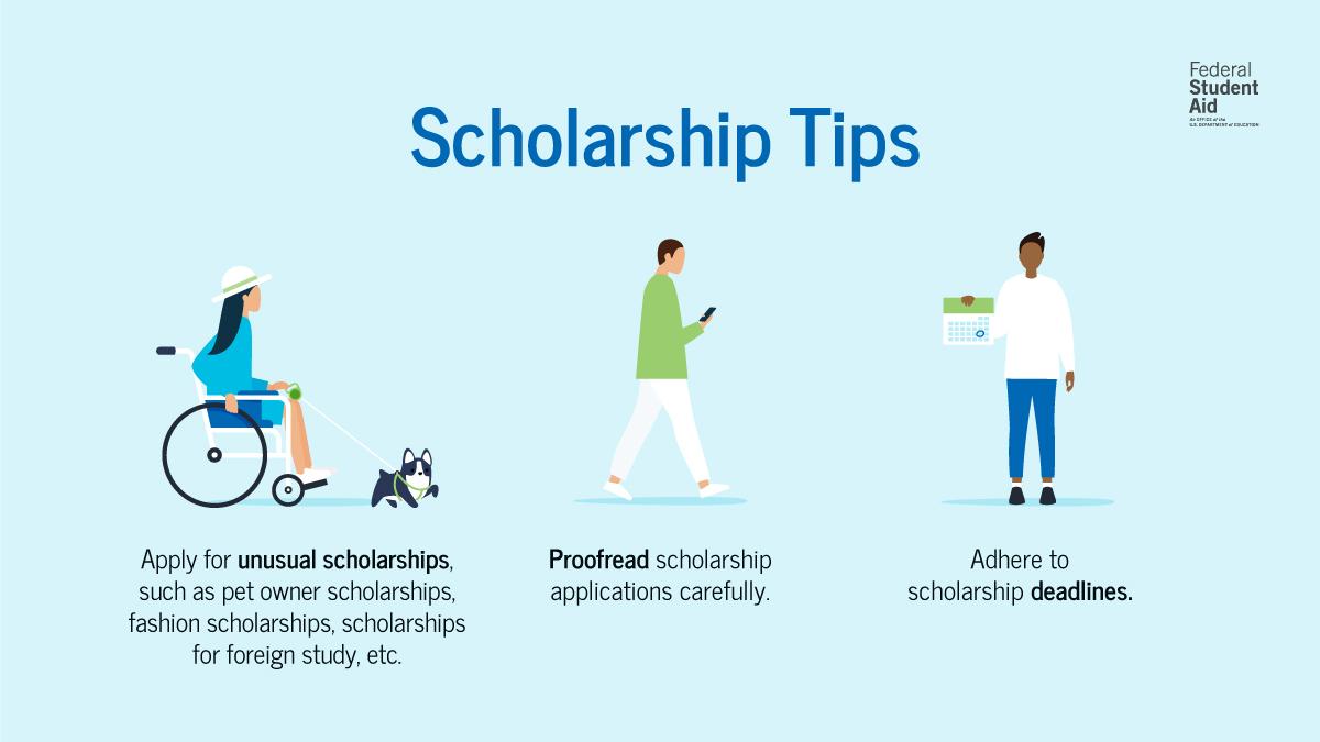 Applying for scholarships doesn’t have to be complicated. Just follow these 3️⃣ tips for success: bit.ly/2QSHLky
