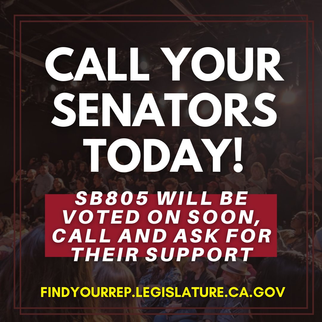 TheatreWest's tweet photo. Call to action! #TheatreWest needs YOU! #SB805 could be voted on as early as TODAY.

Thank you to @SenSusanRubio @Portantino @SenToniAtkins @BenAllenCA @senhenrystern for co-authoring and supporting "Saving the Performing Arts Act."

#LAThtr #SupportSmallStages #SB805ca
@sb805ca https://t.co/cnFV2686pD