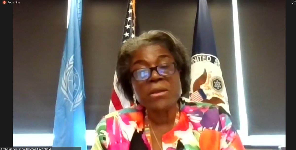 CivCenter's tweet photo. 🇺🇸@USAmbUN: The Biden-Harris administration is committed to ensuring @UNpeacekeeping missions fulfill their mandate to protect civilians. A people-centered approach is needed to keep civilians safe and address protection gaps. #POCWeek2021 https://t.co/vozHaej4oD