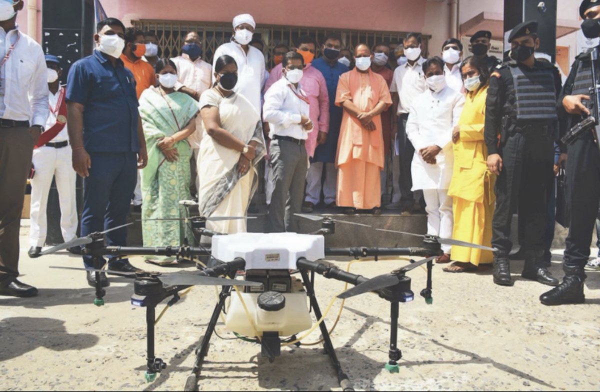 SDG2030's tweet photo. @AgnishwarJ @yogiadityanath @narendramodi @DrTedros @kiranshaw @DrEricDing @PCMohanMP @makeinindia @davidnabarro @VincentCoyle1 @BITech @ForbesTech @DroneRaceLeague @KGeorgieva @JanKEliasson @elonmusk @AlexDEMitchell @alexisohanian @DanPriceSeattle @k_satyarthi #VARANASI: Chief Minister  launched four drones in Varanasi on Tuesday morning for curbing pollution in Ganga, keeping a vigil in containment zones and delivering medicines @garuda_gia 
https://t.co/p4vlVMA8N6

@plus_socialgood @socialgood @annadrezen @ramsayz @ActorMadhavan https://t.co/UIfVjDeOv4